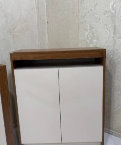 ست آینه کنسول میز تی وی . جلو مبلی و جاکفشی کفشی هایگلاس کرم و ام دی اف ملچ مدل جانان iw96