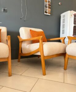 مبل ۷نفره راحتی مینیمال چوبی مدل ژینا